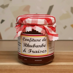 Confiture Rhubarbe et Fraise