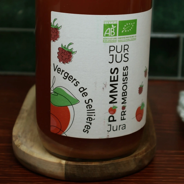 Jus de Pomme Framboise Bio Du JURA - Image 2
