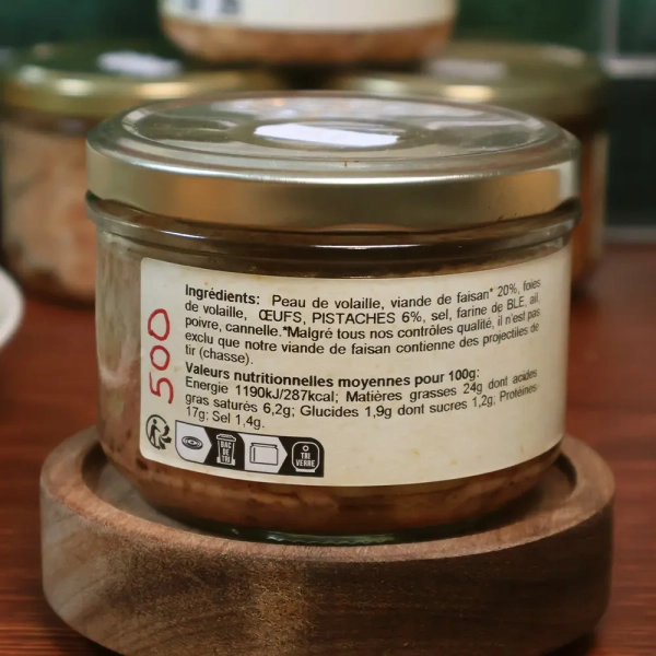 Terrine de Faisan aux pistaches - Image 3